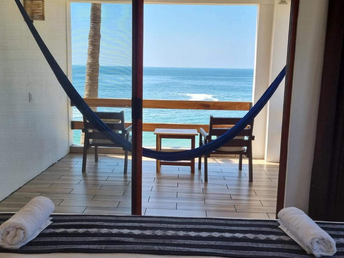 Posada Ziga Playa Mazunte Bagian luar foto