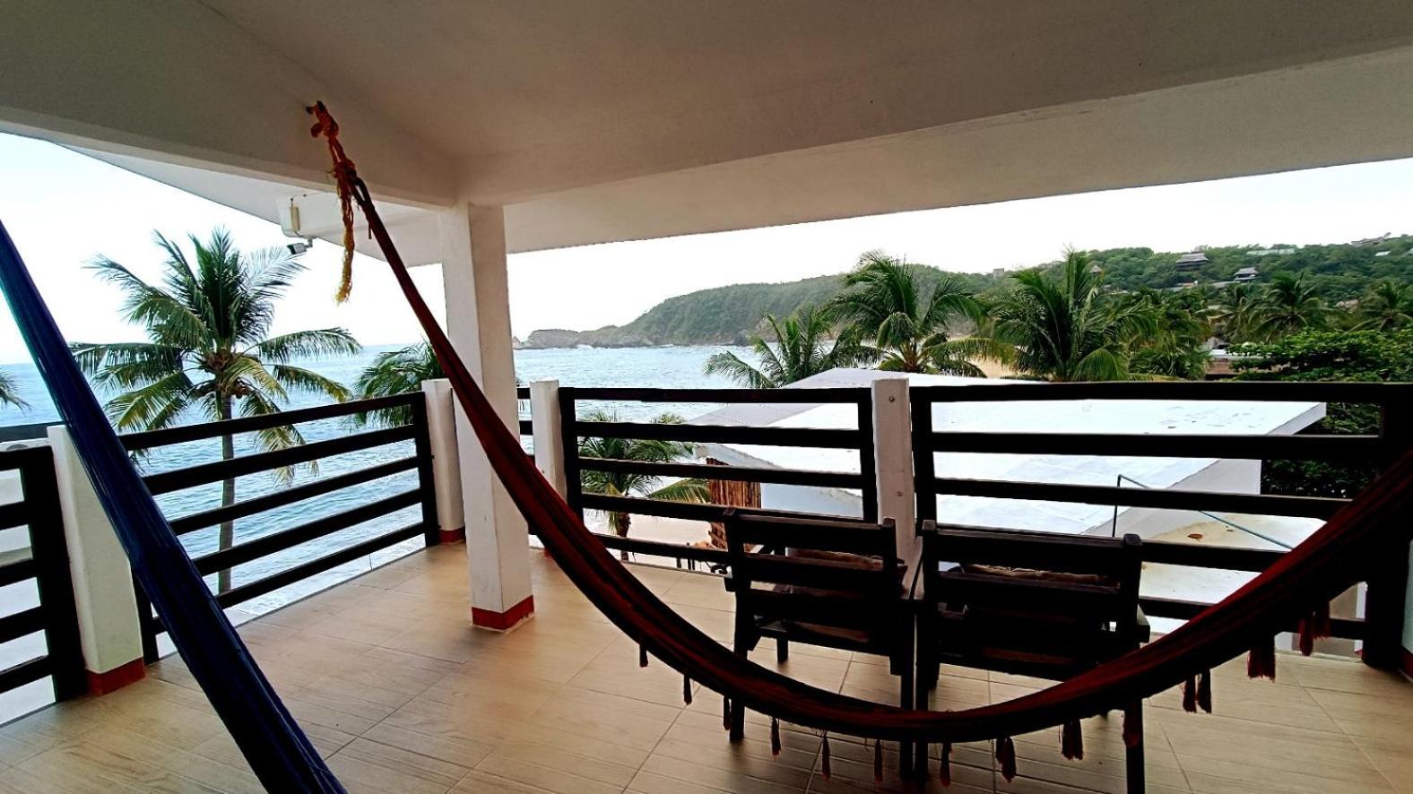 Posada Ziga Playa Mazunte Bagian luar foto