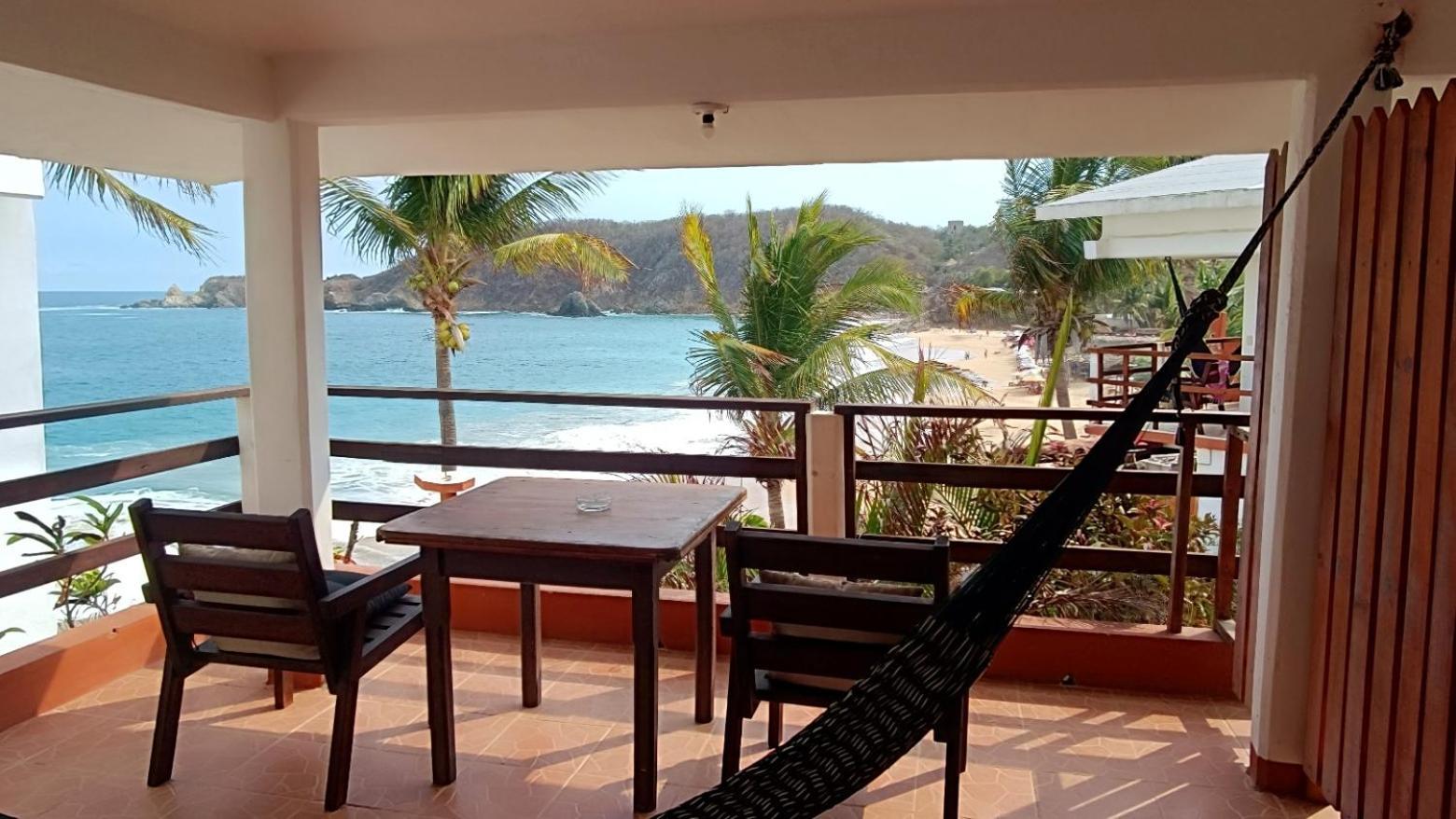 Posada Ziga Playa Mazunte Bagian luar foto