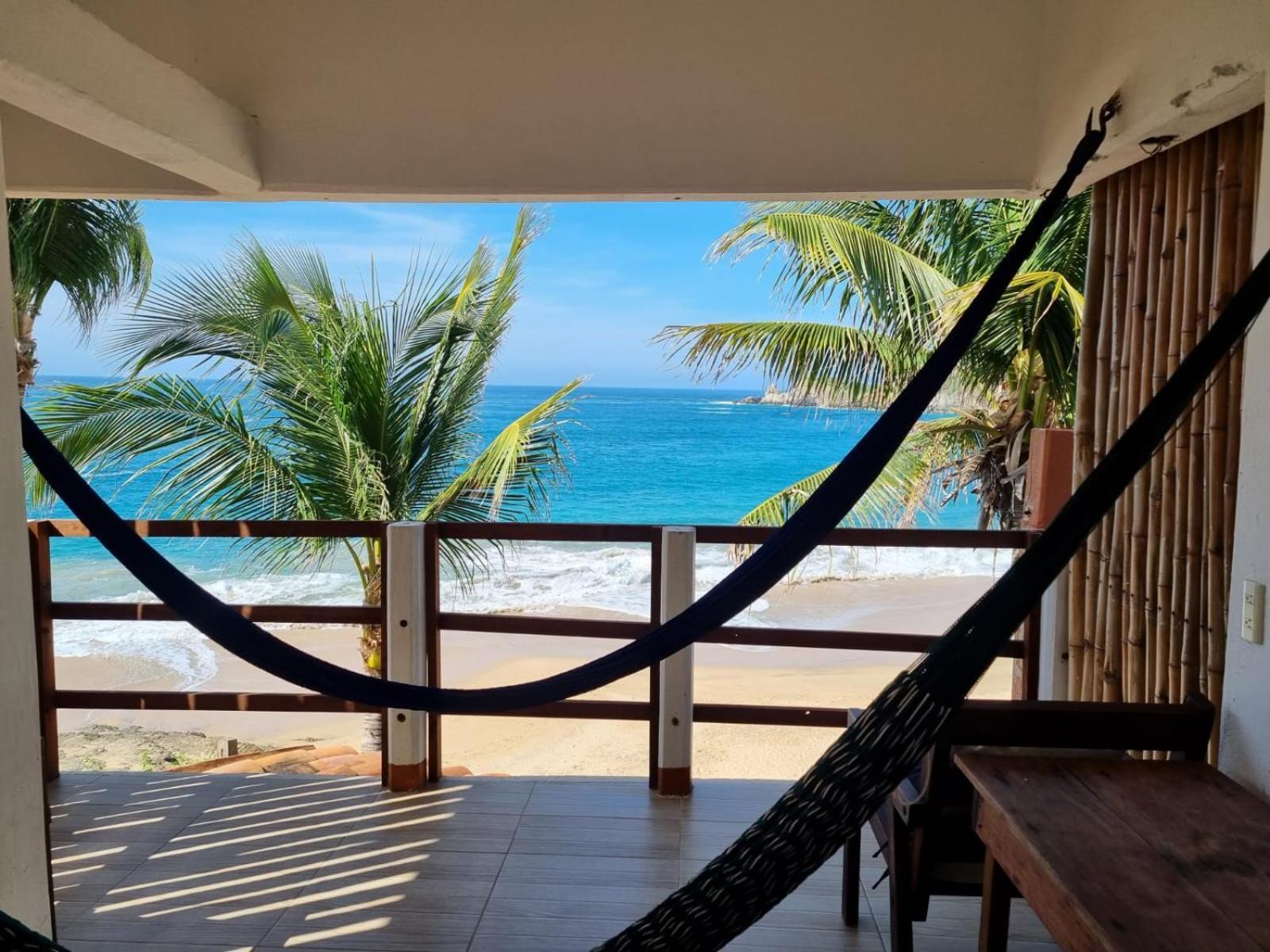 Posada Ziga Playa Mazunte Bagian luar foto