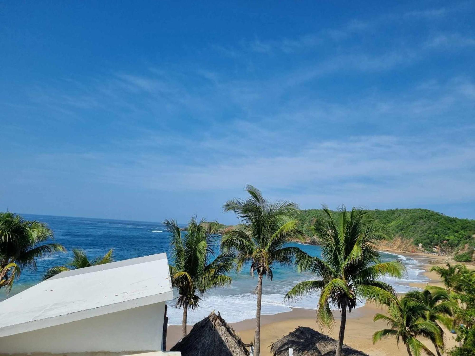 Posada Ziga Playa Mazunte Bagian luar foto