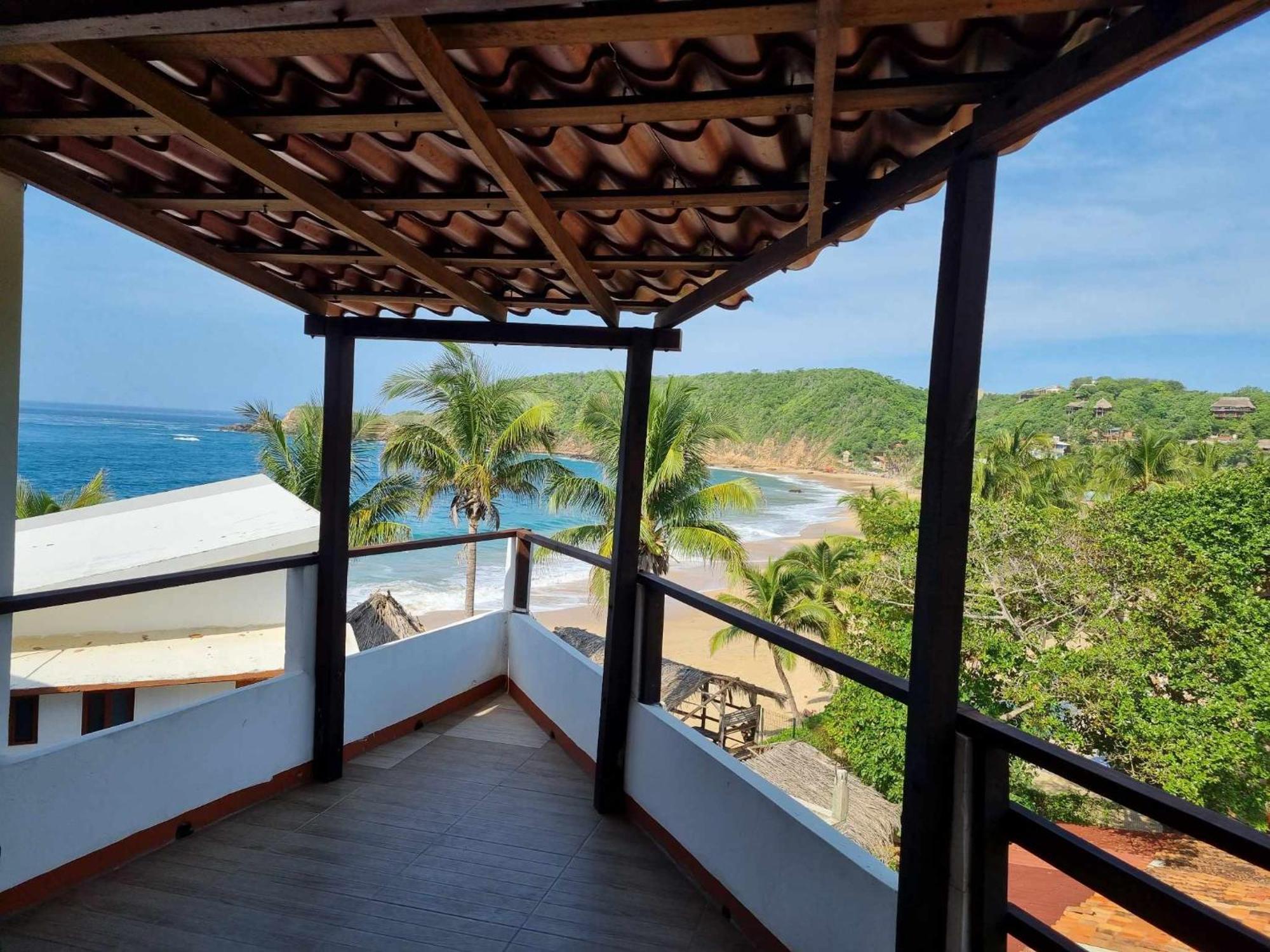 Posada Ziga Playa Mazunte Bagian luar foto