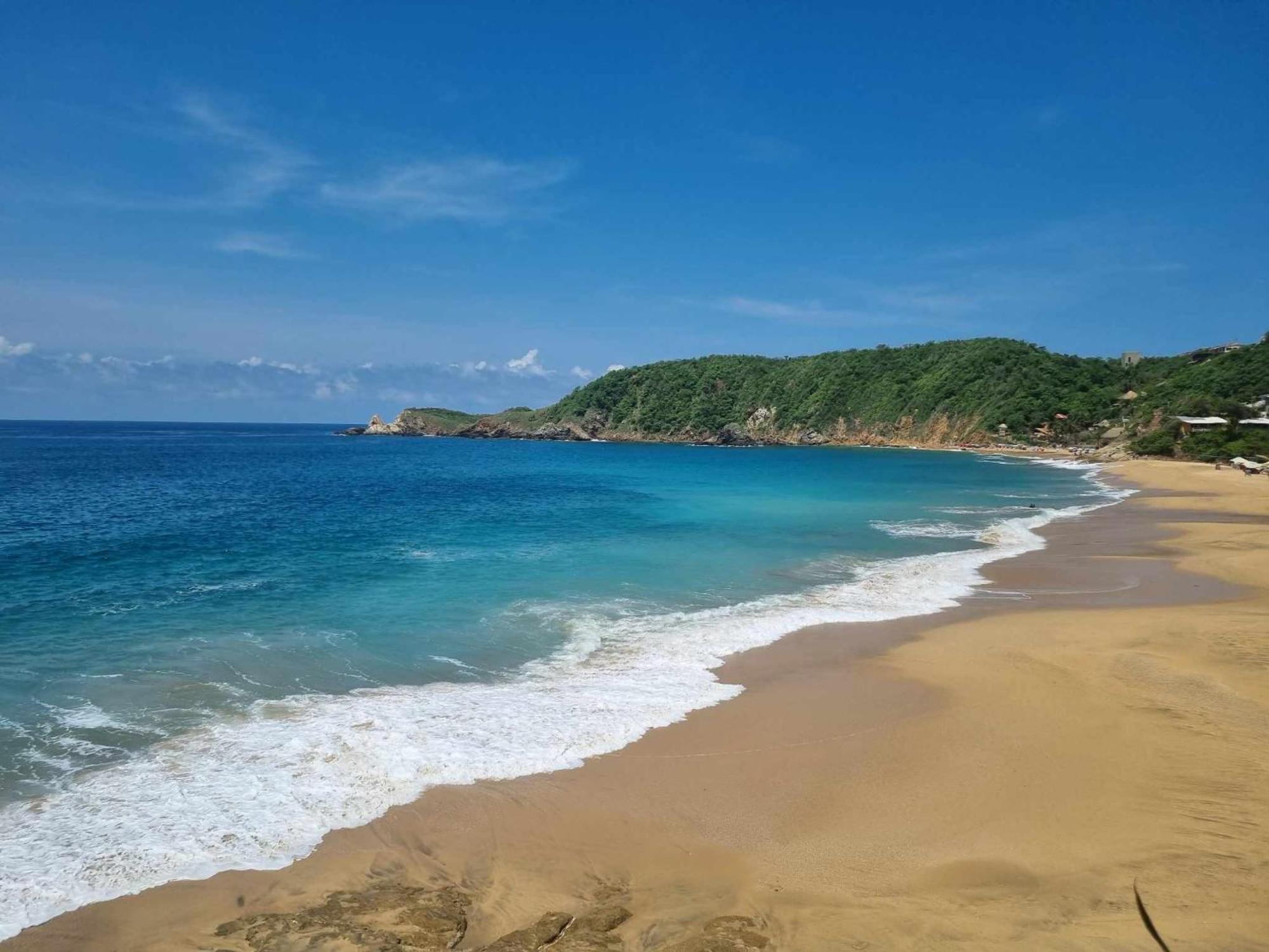 Posada Ziga Playa Mazunte Bagian luar foto